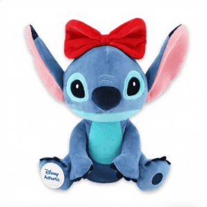 Peluche Disney Stitch con papillon e badge di autenticità