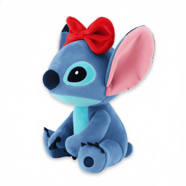 Peluche Disney Stitch con papillon vista 3/4