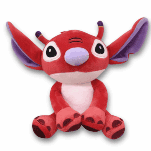 Peluche Leroy 25 cm ufficiale Disney Stitch rosso esperimento 629 seduto