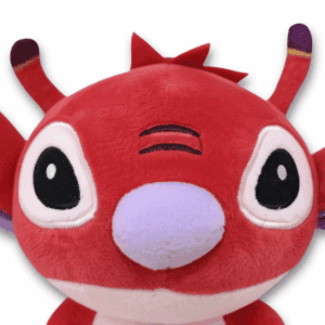 Peluche Leroy 25 cm ufficiale Disney Stitch rosso Esperimento 629 Zoom viso