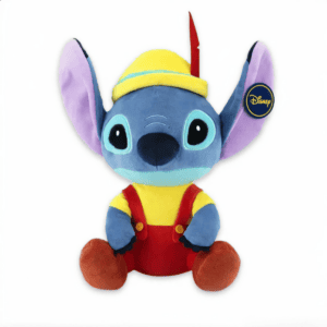 Peluche Stitch Tenero con badge ufficiale