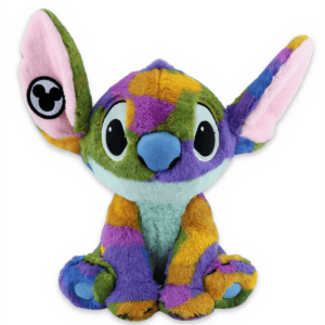 Peluche Stitch Multicolore con badge ufficiale