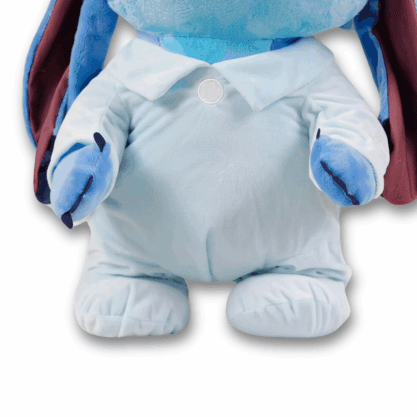 Peluche Stitch in pigiama, zoom sulle zampe
