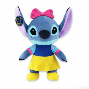 Peluche Stitch femminile con badge ufficiale