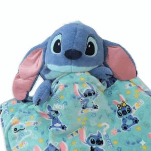 Peluche Stitch nella sua coperta