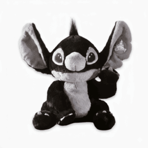 peluche stitch noir badge officiel disney