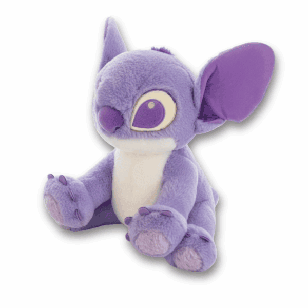 Peluche Stitch ufficiale Disney viola, vista 3/4