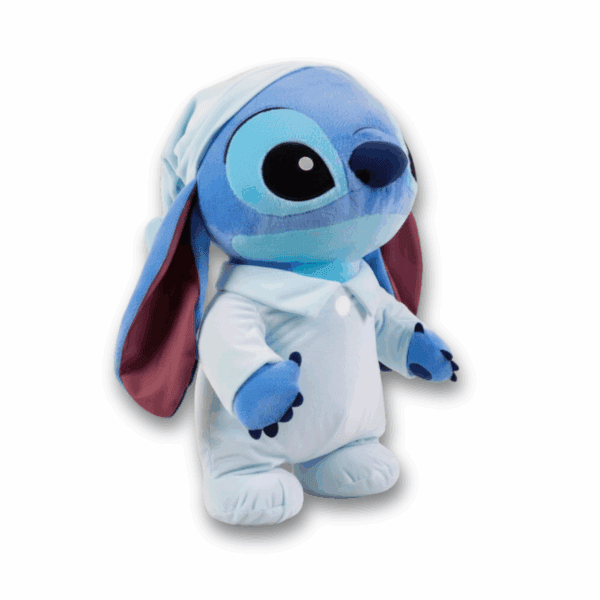 Peluche Stitch in pigiama di tre quarti