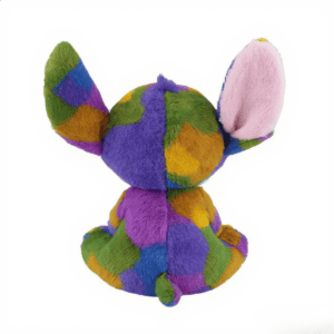 Peluche di Stitch multicolore visto da dietro