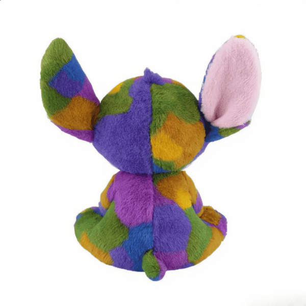 Peluche di Stitch multicolore visto da dietro