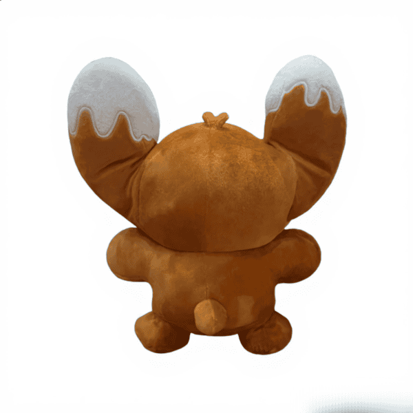 Peluche Stitch pan di zenzero, vista posteriore