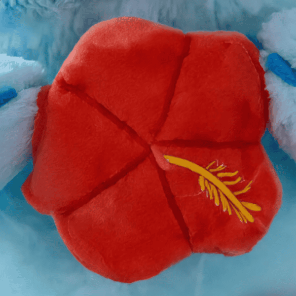 zoom zampa peluche Stitch coniglio