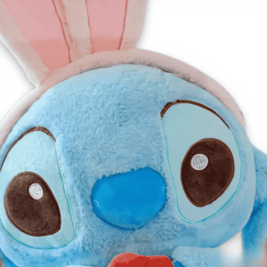 zoom viso peluche Stitch coniglio