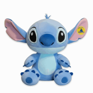 Peluche Stitch Blu ufficiale con badge Disney