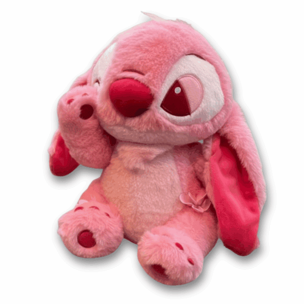 Peluche Stitch Sakura vista a tre quarti