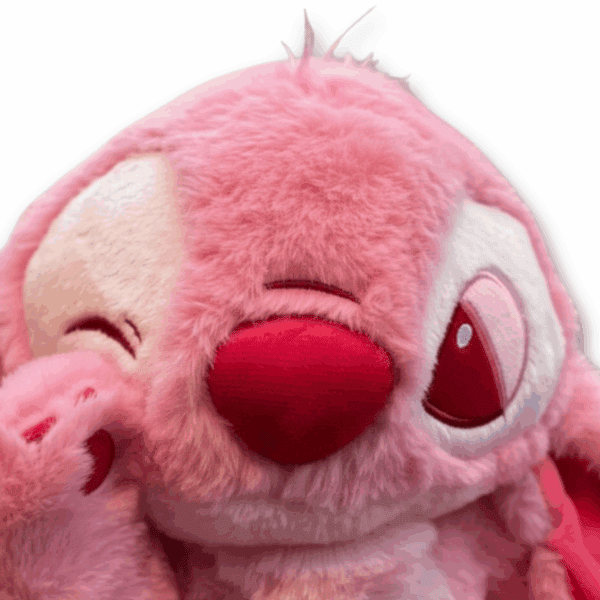 peluche Stitch sakura zoom viso