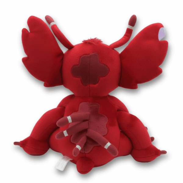 Peluche Stitch rosso da dietro