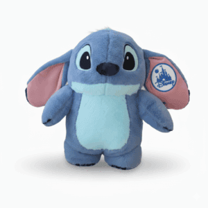 peluche stitch coperta con badge disney ufficiale