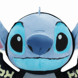 zoom viso peluche Stitch scheletro