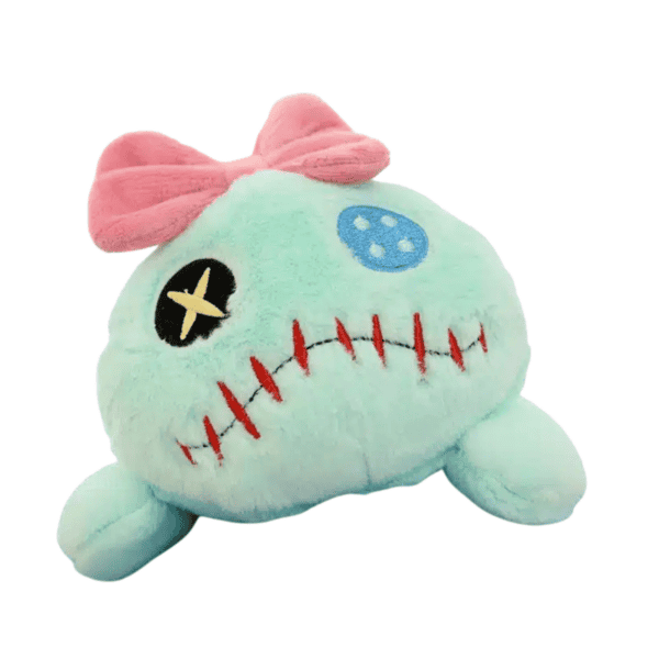 Zoom volto peluche Stitch con Scrump